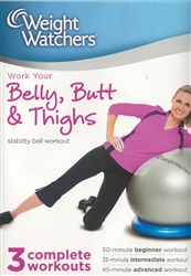 Weight Watchers Work Your Belly Butt Thighs Stability Ball