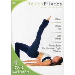 Beach Pilates 4 DVD Set - Shelly McDonald