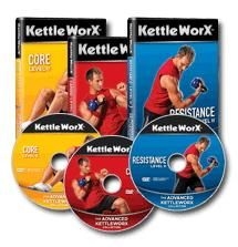 Kettleworx Level 2 advanced 3 DVD Set Cardio Core Resistance